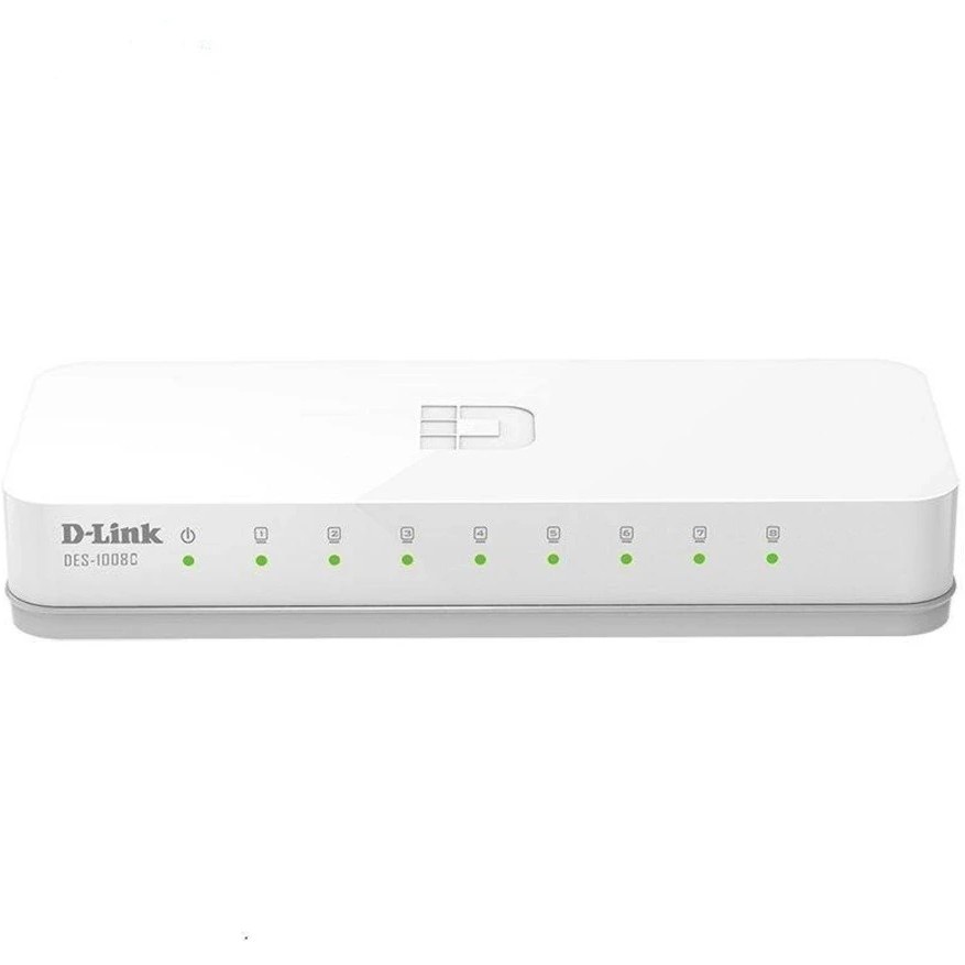 سوئیچ شبکه 8 پورت D'LINK مدل 10/100 سوئیچ شبکه 8 پورت D'LINK مدل 10/100