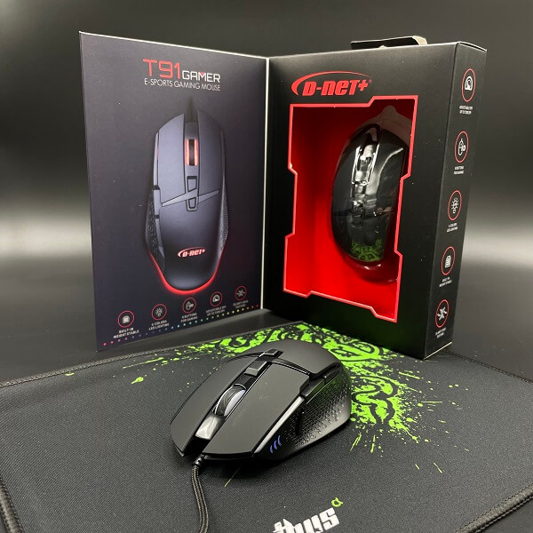 موس گیمینگ D-net مدلT91 موس گیمینگ D-net مدلT91