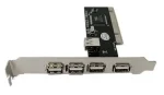 کارت USB 2.0 چهار پورت PCI برند D-NET ( دی نت )